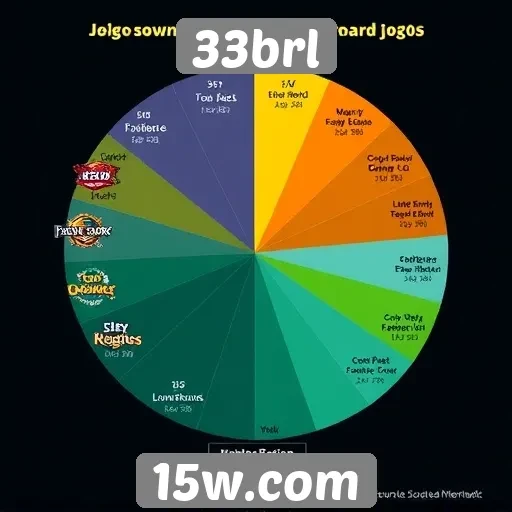Desempenho de jogos populares no 33brl